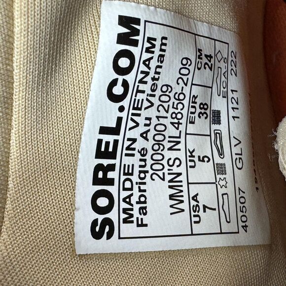 Sorel Kinetic Breakthru Venture Shoes Womens Size 7 Suede Sneaker Boots - Picture 9 of 10